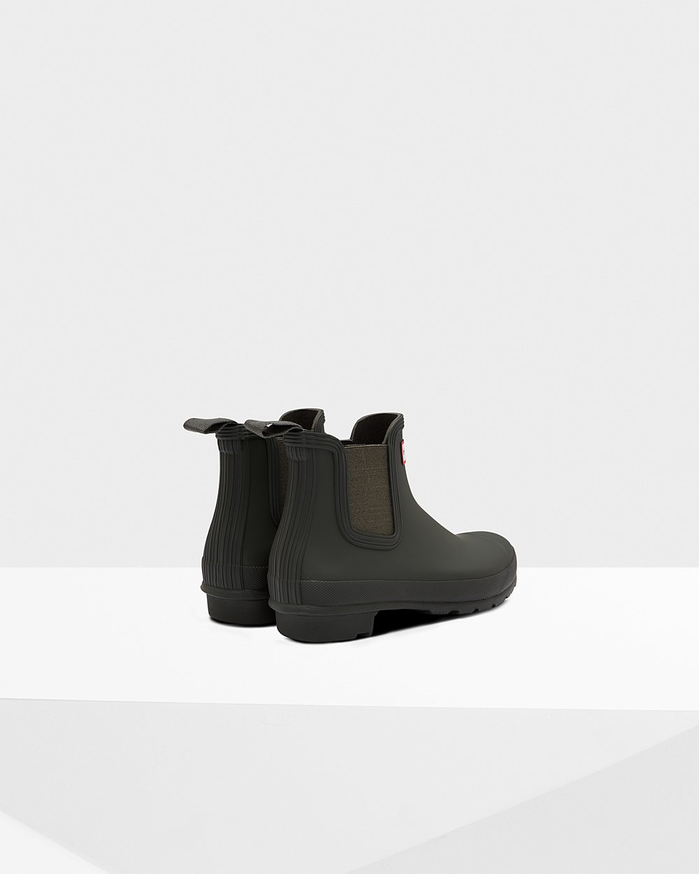 Botas Chelsea Hunter Mujer Verde Oscuro Oliva Original 073428-RLV